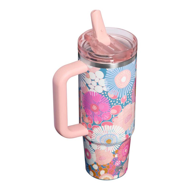 Stanley The Quencher Protour Flip Straw Tumbler 30oz Sorbet Wildflower image number 1